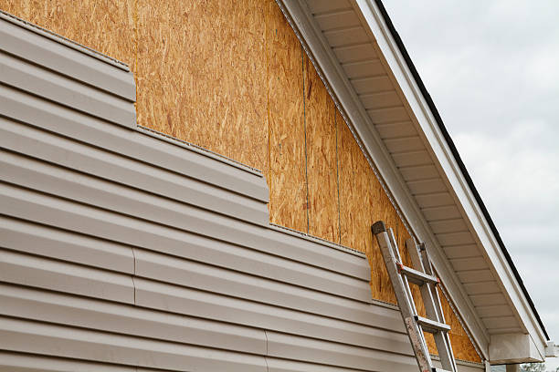 Professional Storm Damage Siding Repair technician working in Central, SC